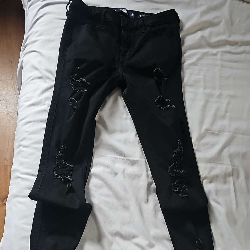 Hollister Black Super Skinny Jeans